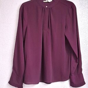 Calvin Klein Deep Purple/Eggplant Blouse    Size L